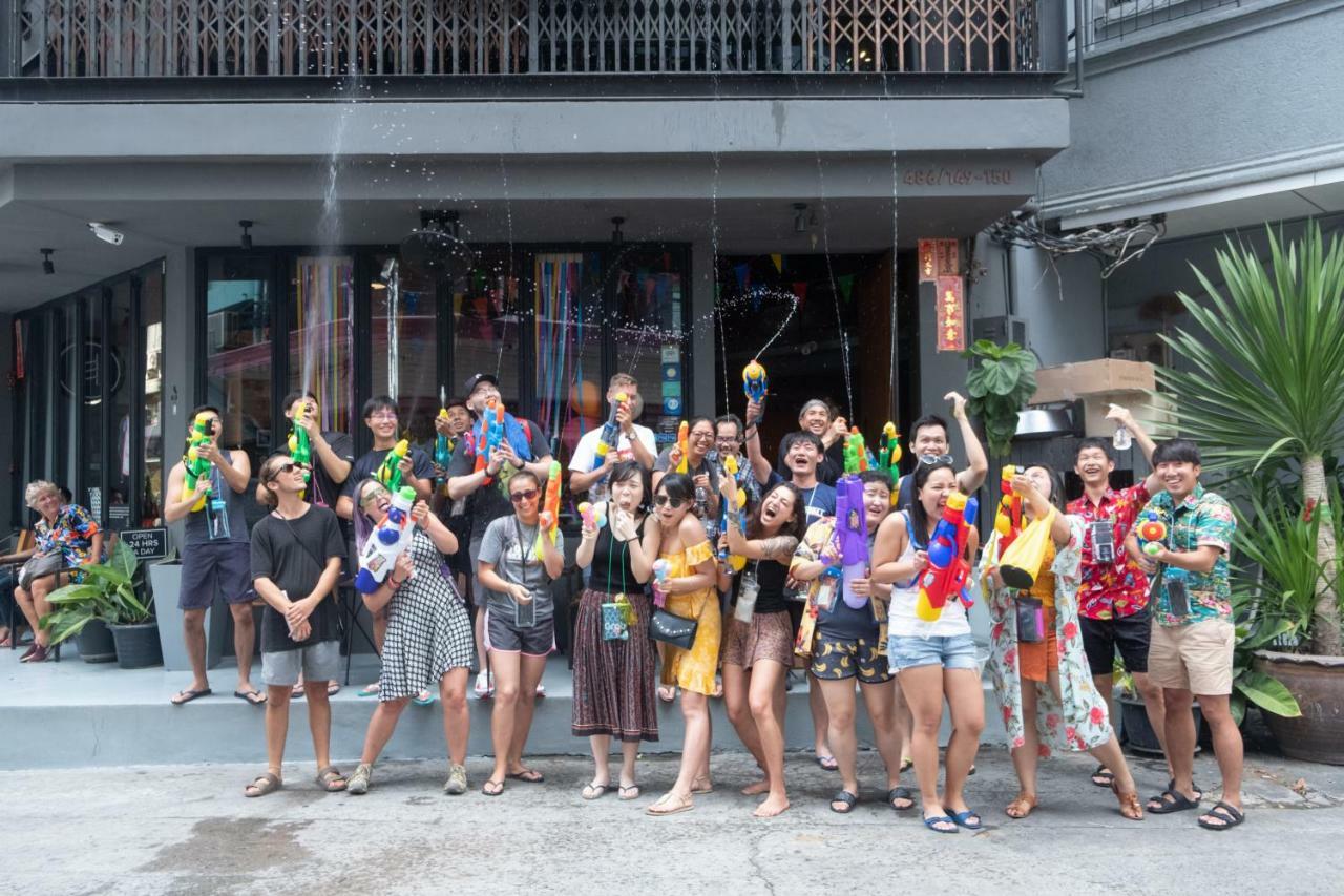 Bed Station Hostel Ratchthewi Bangkok Esterno foto